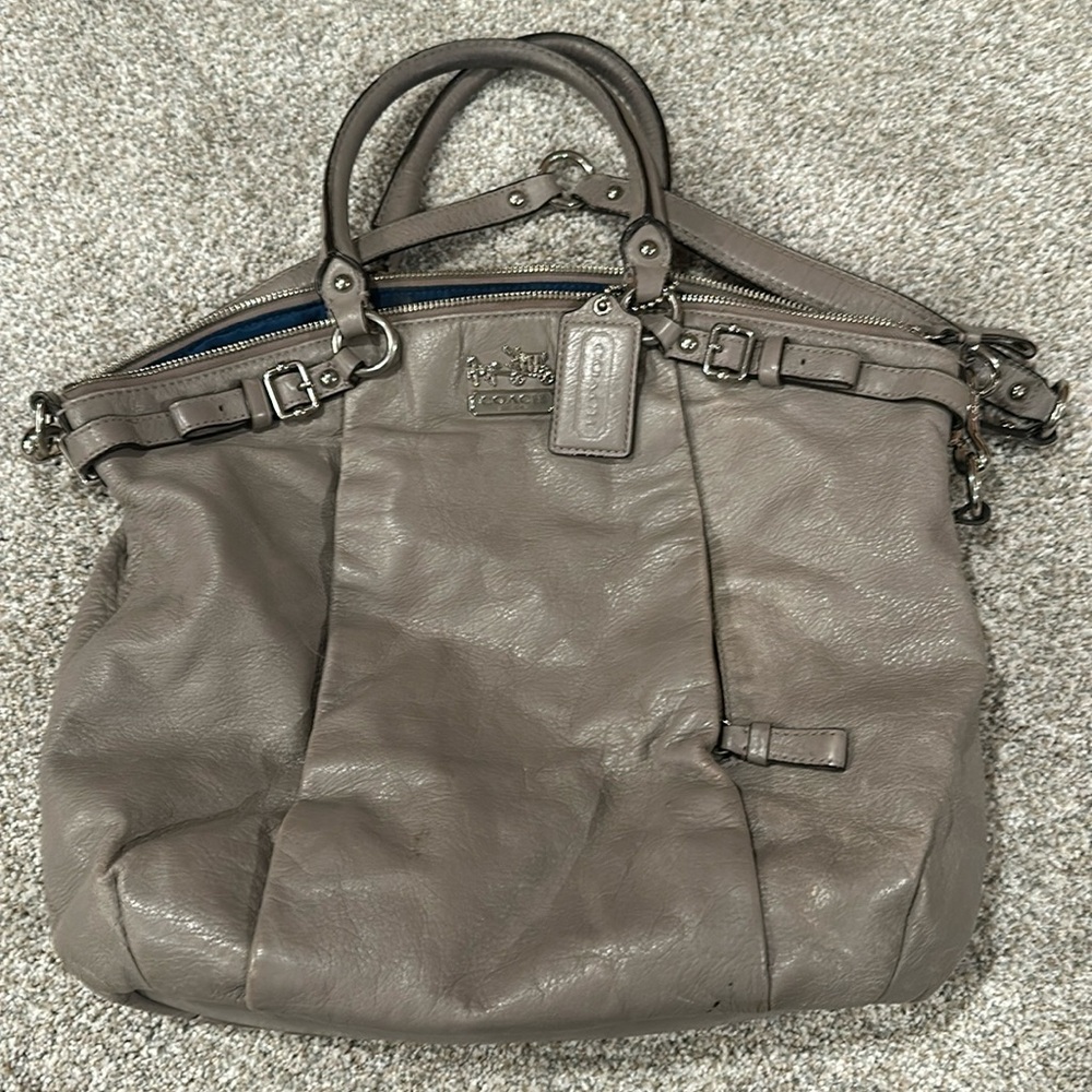 Coach leather bag